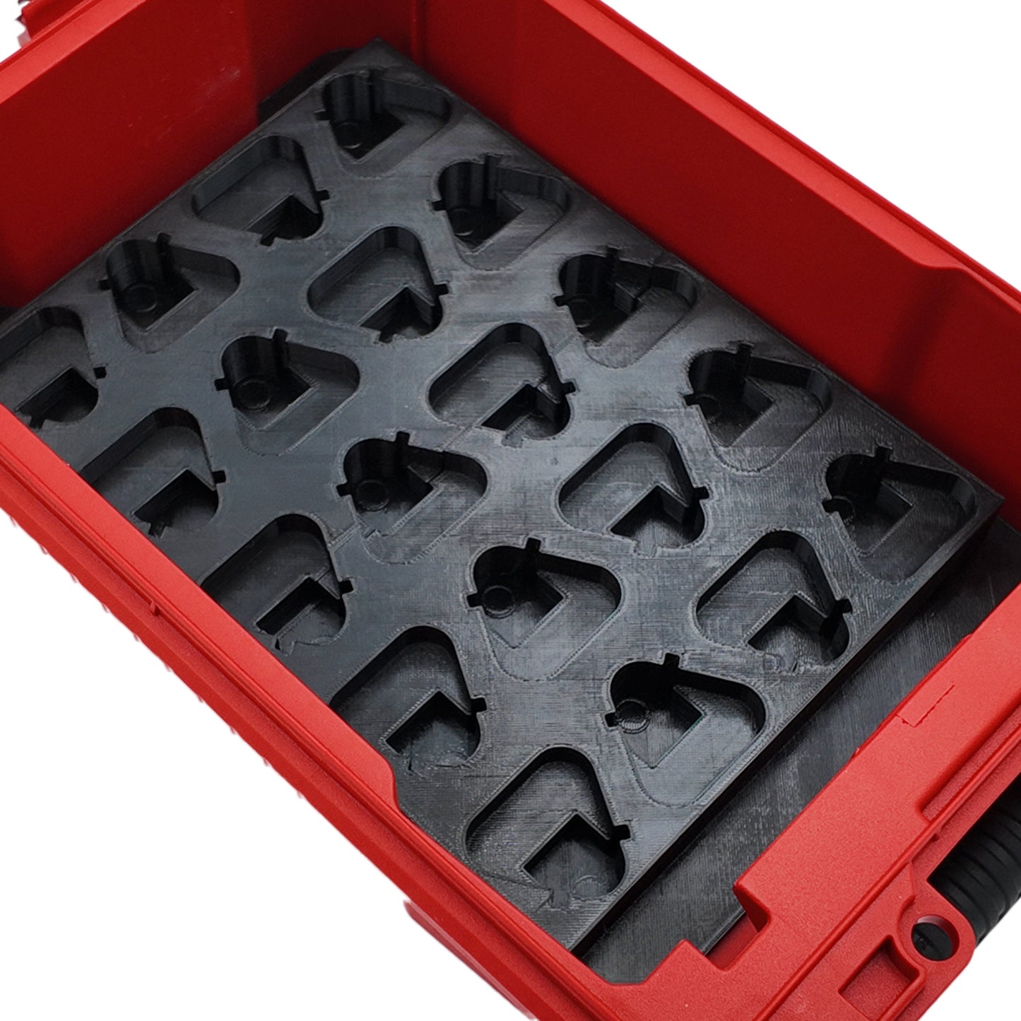 Rack Rig Packout Insert for Milwaukee M12 Batteries - Milwaukee Compact Packout Organizer