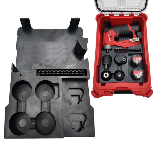 Rack Rig Packout Insert for M12 Fuel Installation Drill (2505) - Milwaukee Compact Organizer
