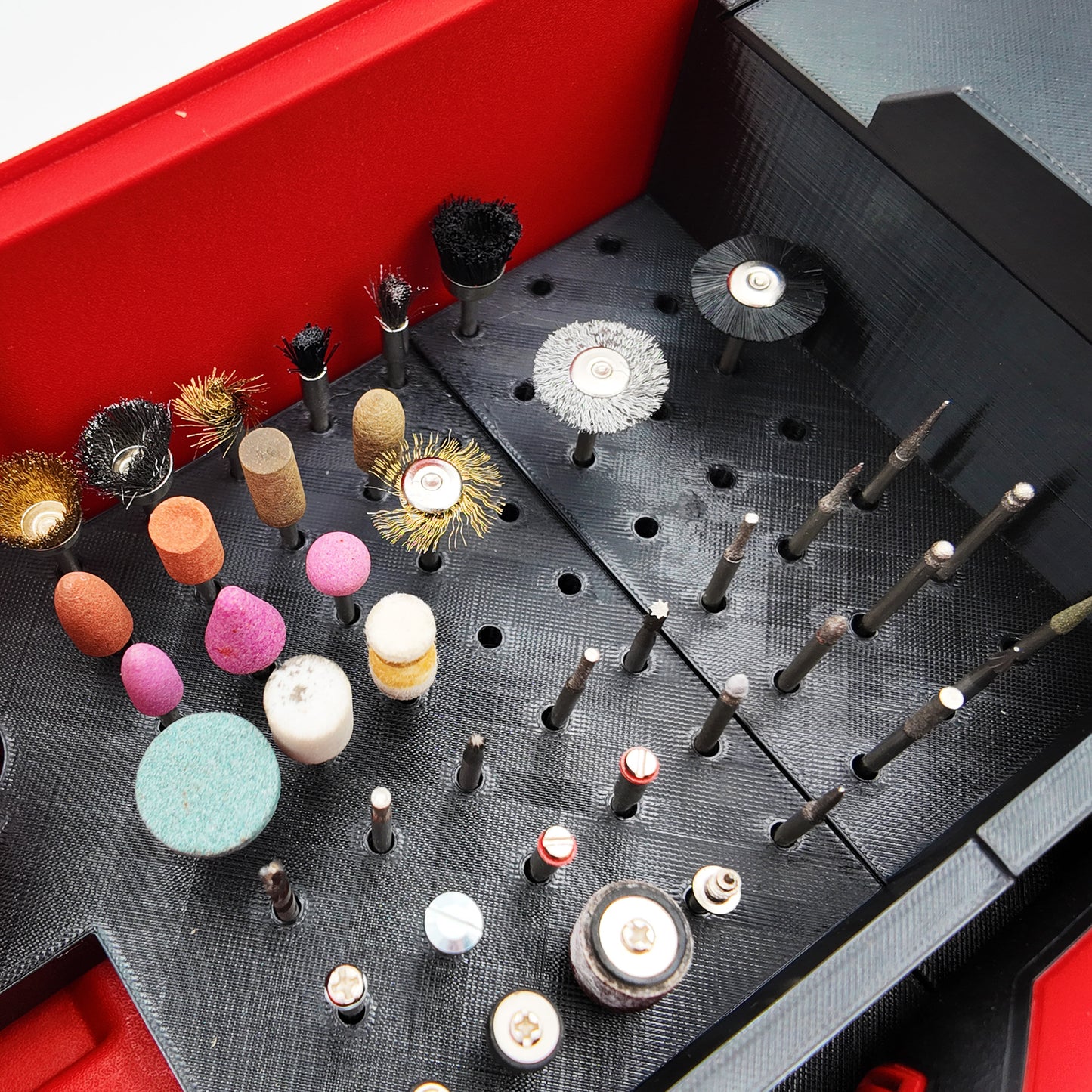 Rack Rig Packout Insert for Milwaukee M12 Rotary Tool (2460 & 2525) - Milwaukee Compact Packout Organizer