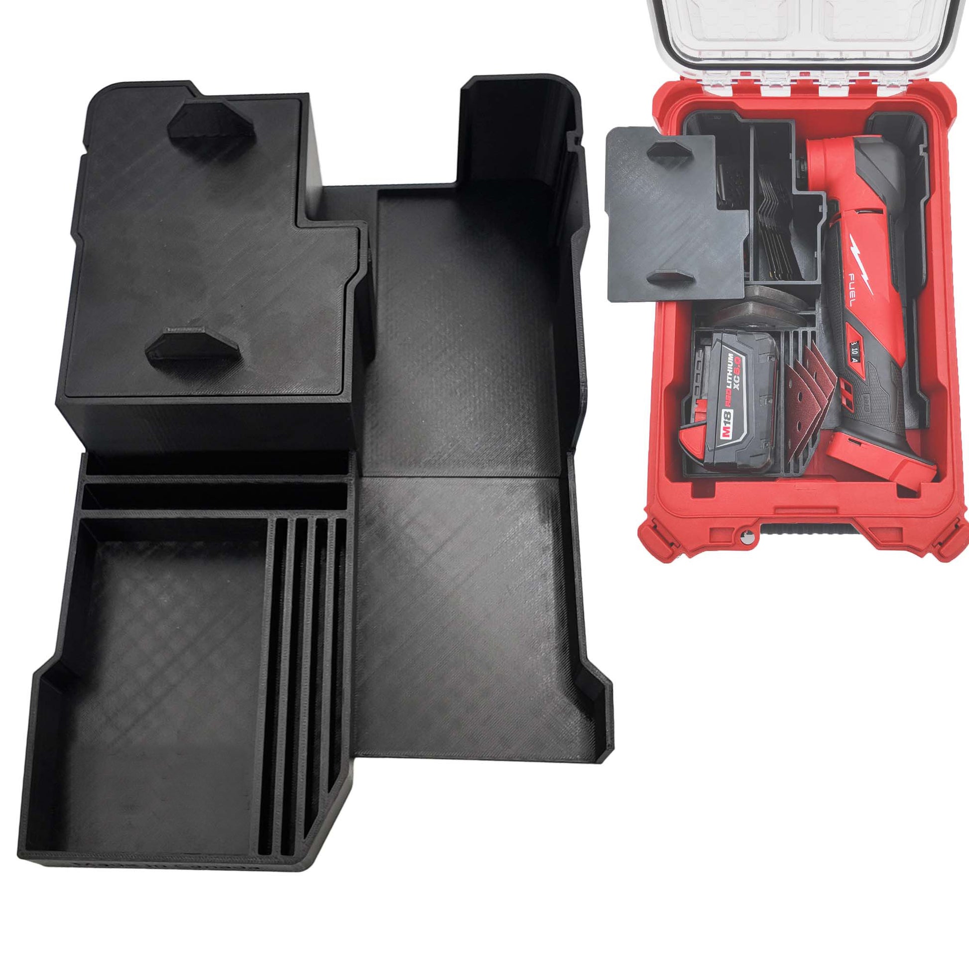 Rack Rig Packout Insert for M18 Multi-Tool (2836/2626) - Milwaukee Compact Organizer