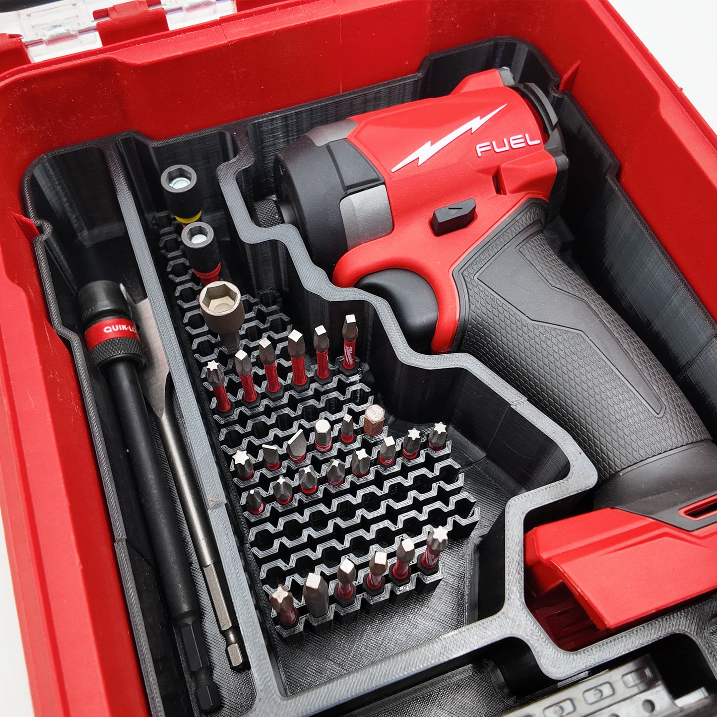 Rack Rig Packout Insert for M18 Fuel 1/4" Impact Driver - Milwaukee Packout Compact Organizer