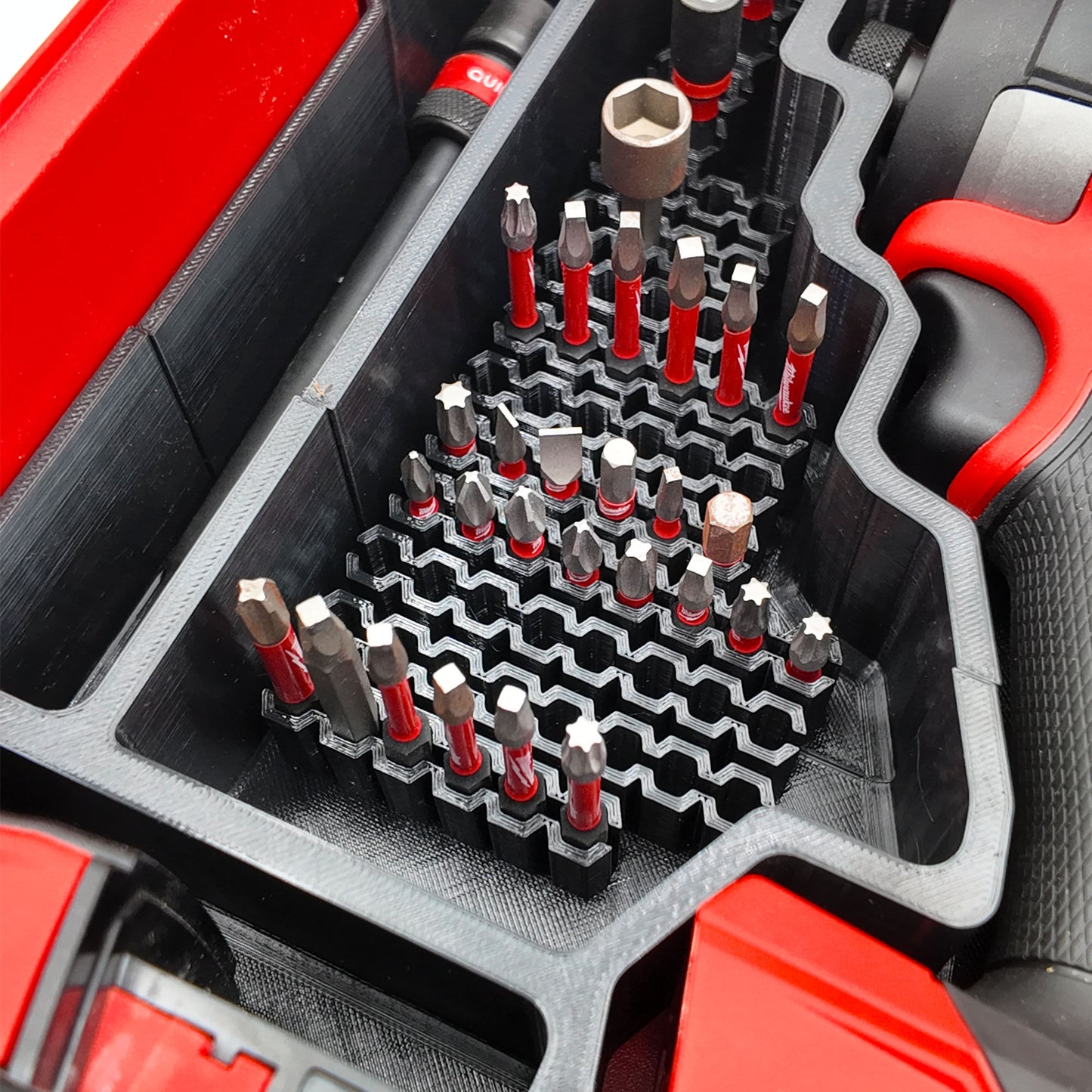 Rack Rig Packout Insert for M18 Fuel 1/4" Impact Driver - Milwaukee Packout Compact Organizer