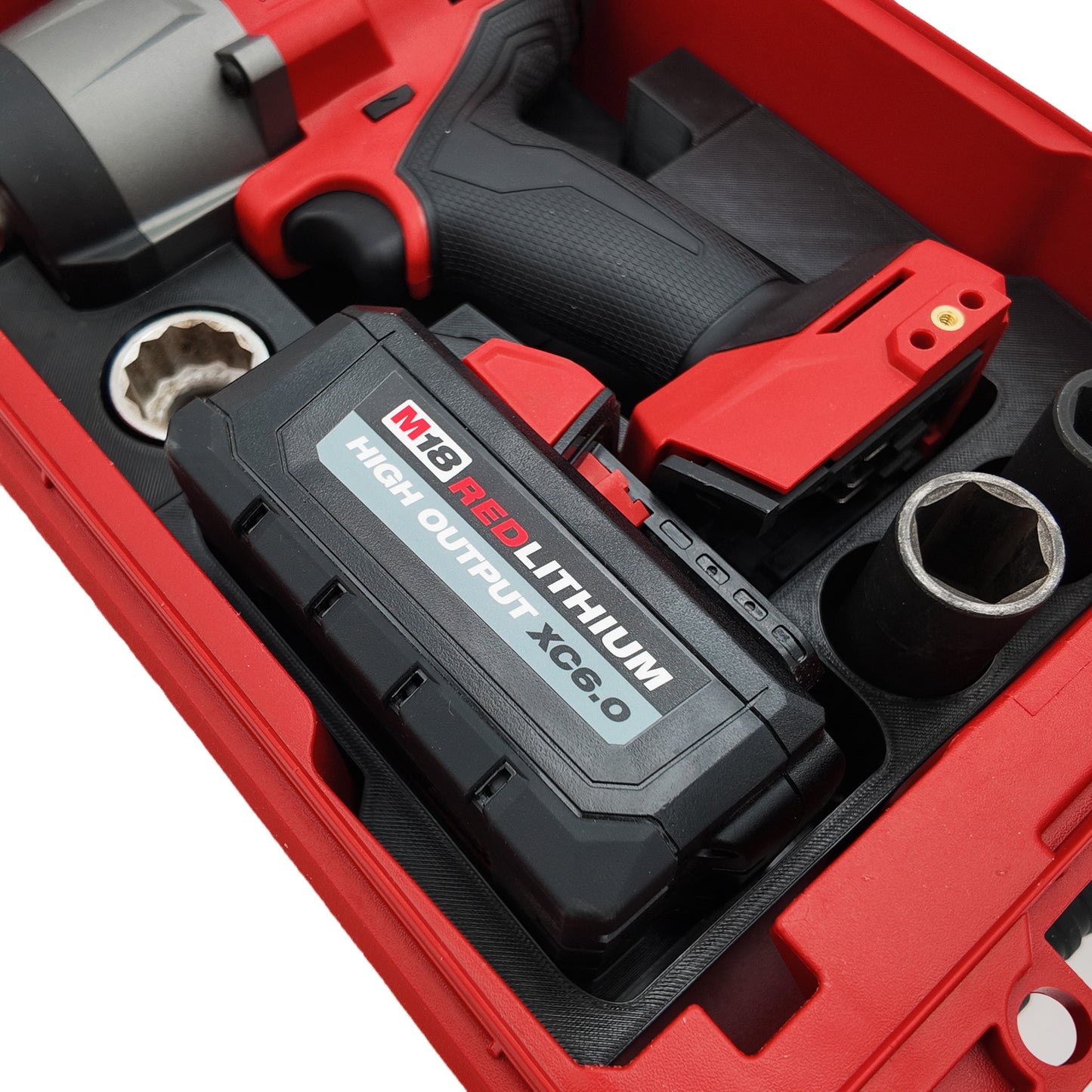 Milwaukee M18 Fuel 1/2 Impact Wrench - Milwaukee Packout Organizer Insert