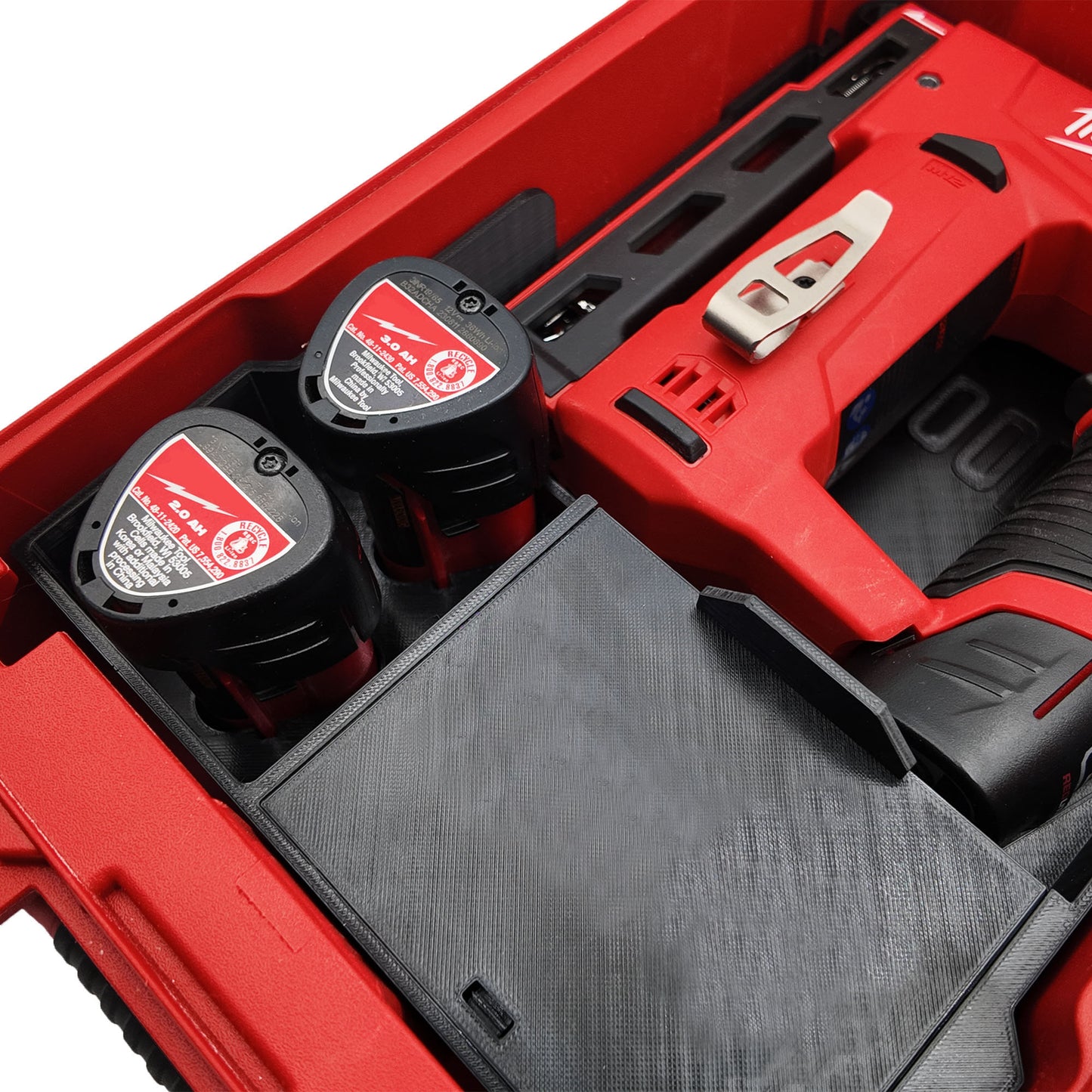 Rack Rig Packout Insert for Milwaukee M12 Crown Stapler (2447) - Milwaukee Compact Packout Organizer