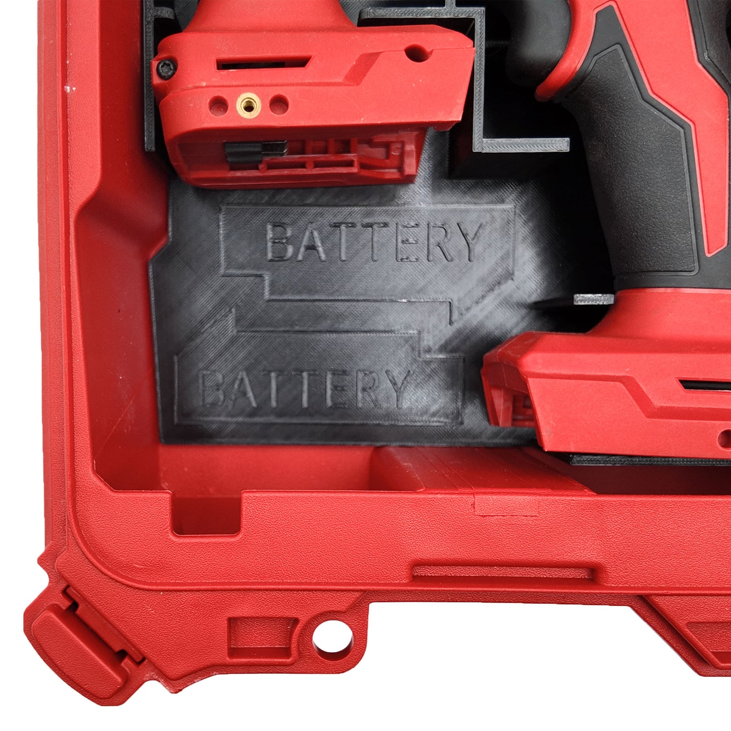 Rack Rig Packout Insert for Milwaukee M18 Drill Driver and Impact - Milwaukee Packout Organizer