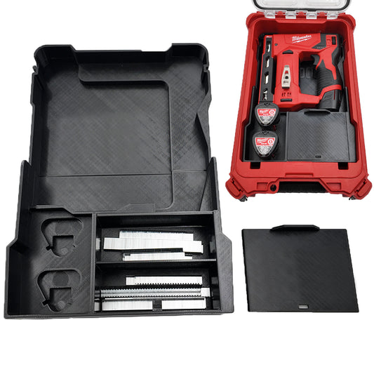Rack Rig Packout Insert for Milwaukee M12 Crown Stapler (2447) - Milwaukee Compact Packout Organizer