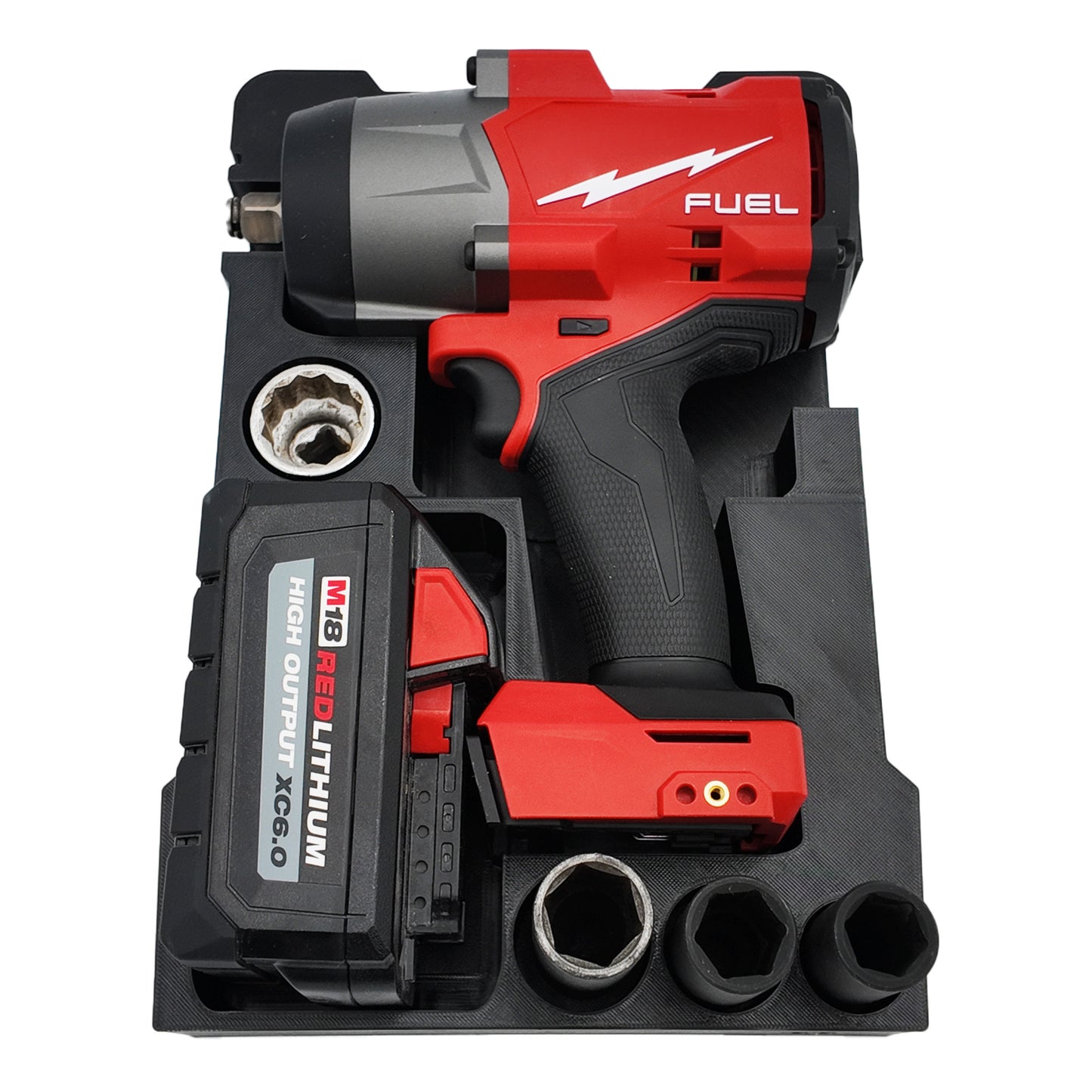 Rack Rig Packout Insert for Milwaukee M18 Fuel 1/2 Impact Wrench - Milwaukee Packout Organizer